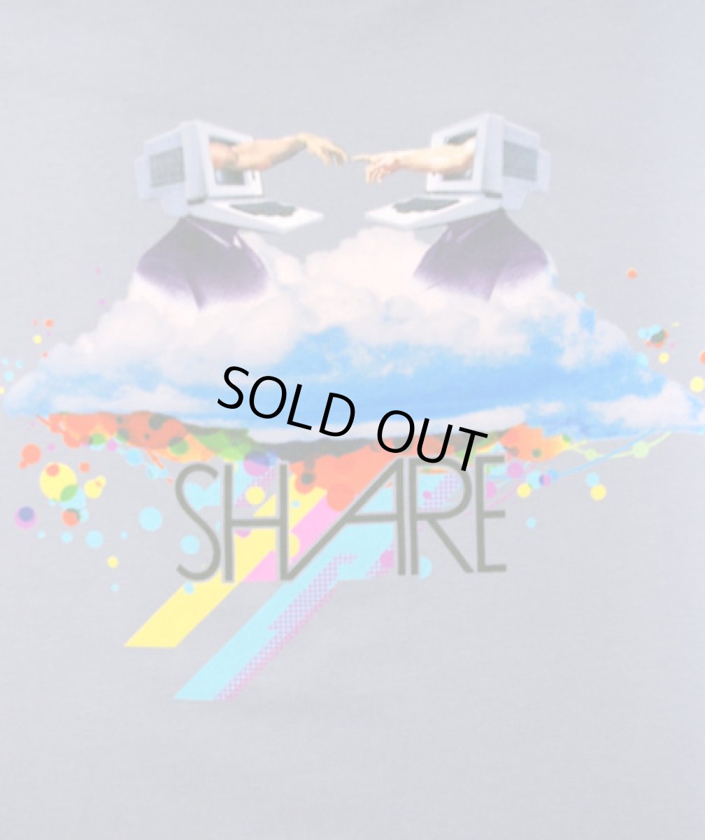 画像2: IMAGINARY FOUNDATIONメンズ半袖Tシャツ「Share / スレート」 (2)