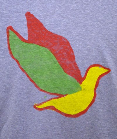 画像1: RENATUREメンズ半袖Tシャツ「Rasta pigeon/パープル」