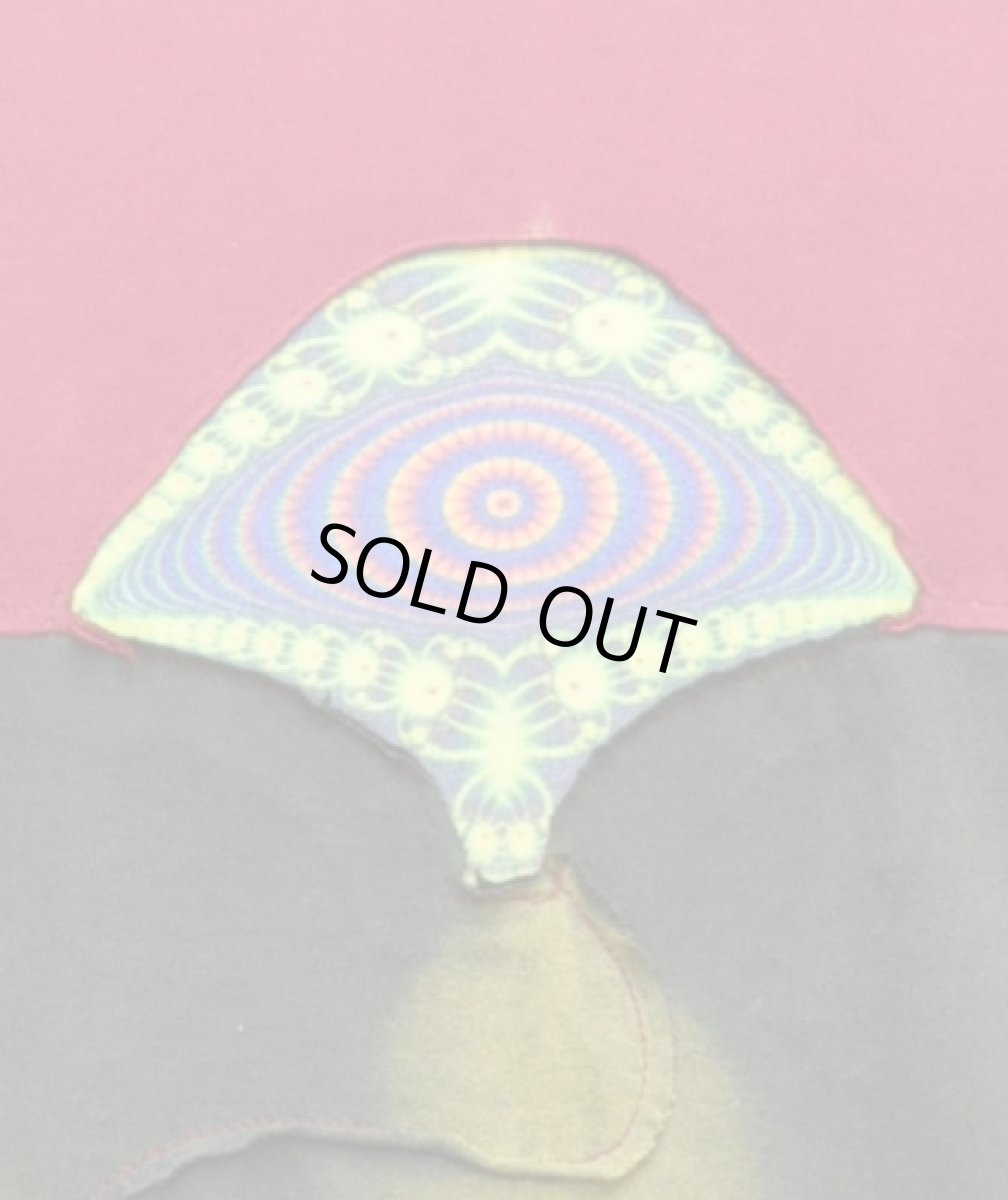 画像2: PUMAYANA メンズ・長袖カットソー「Mescaline / レッド×グリーン」 (2)