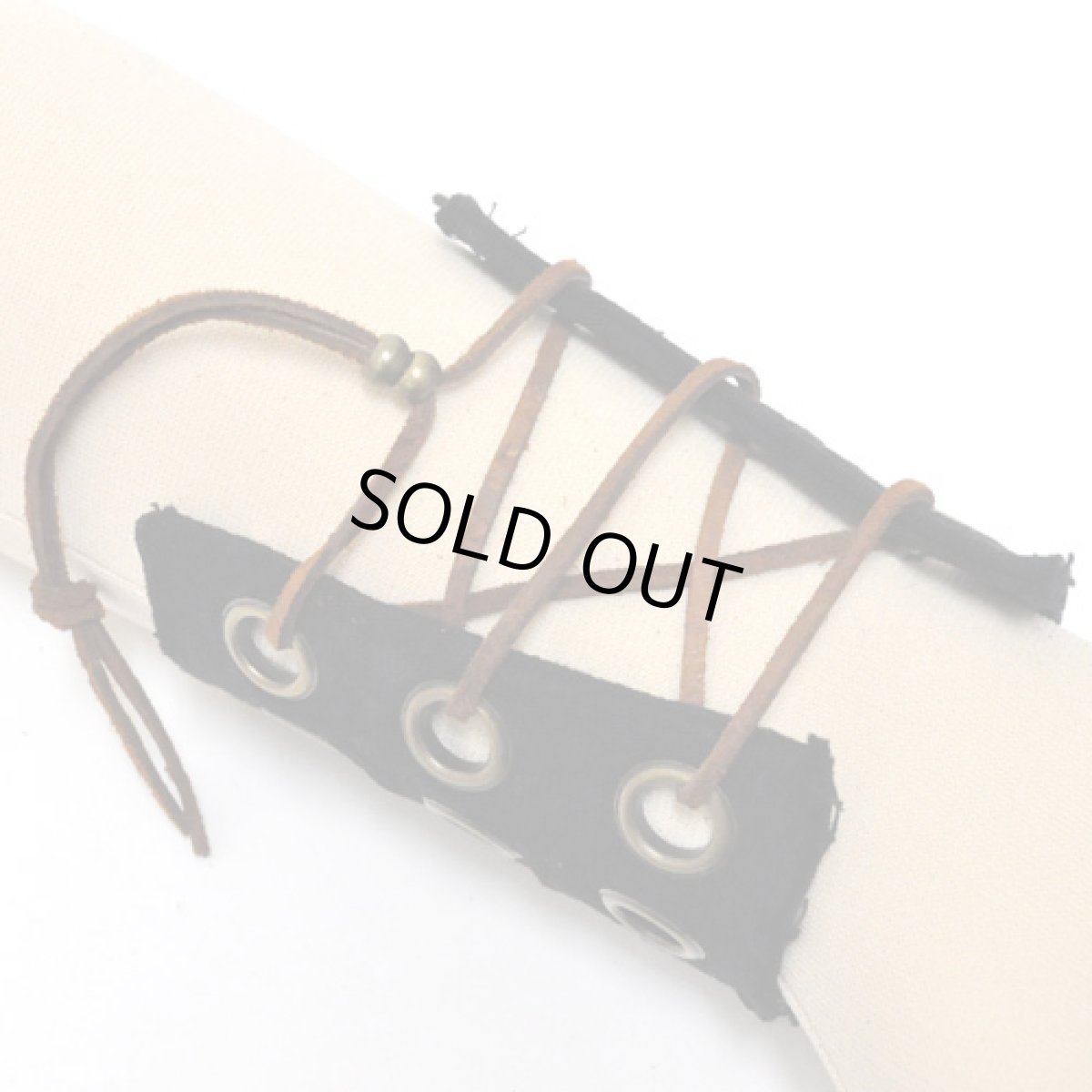 画像2: PSYLO リストバンド「Wristband10 / ブラック×ブラウン」 (2)