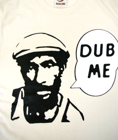 画像1: MANALIBREメンズTシャツ「DUB  ME/ナチュラル」
