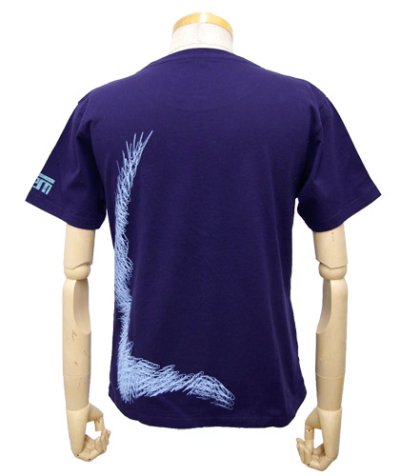 画像2: FERNユニセックス・半袖Tシャツ「INNER WATER/ネイビー」