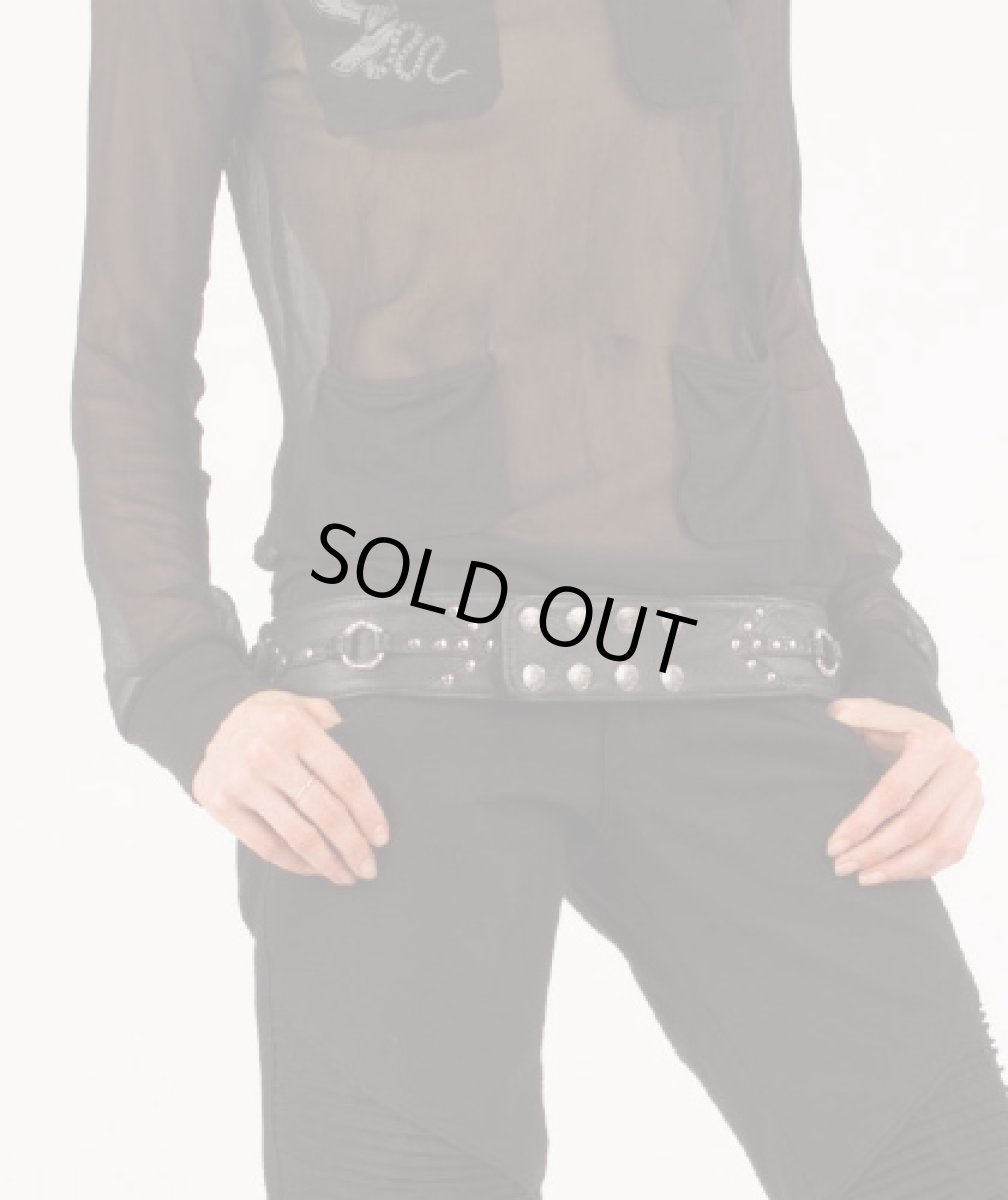 画像4: PSYLO ベルト「Chic Belt / ブラック」 (4)