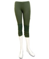 画像1: PSYLO レディース・レギンス「Short Leggings / アーミー」 (1)