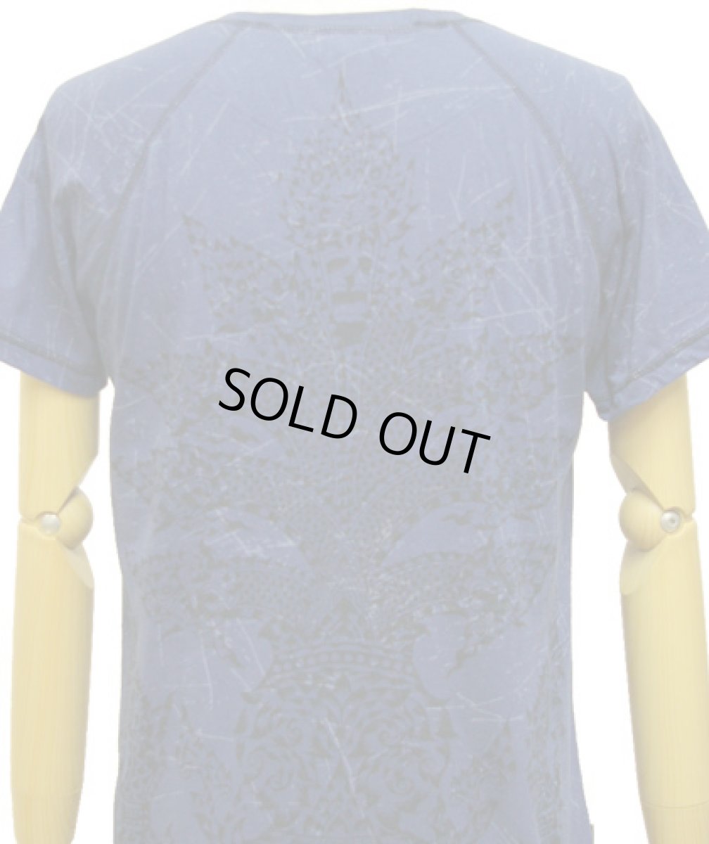 画像4: PSYLO メンズ・半袖カットソー「Dragon Tee / ネイビー」 (4)