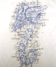 画像4: PLAZMAメンズTシャツ「SEA HORSE / ホワイト」 (4)