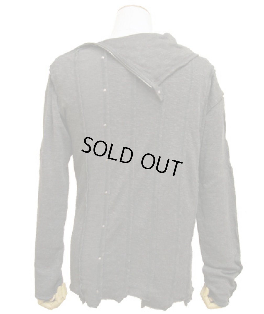 画像5: PSYLO メンズ・カットソー「Tilted Sweater / チャコール」 (5)