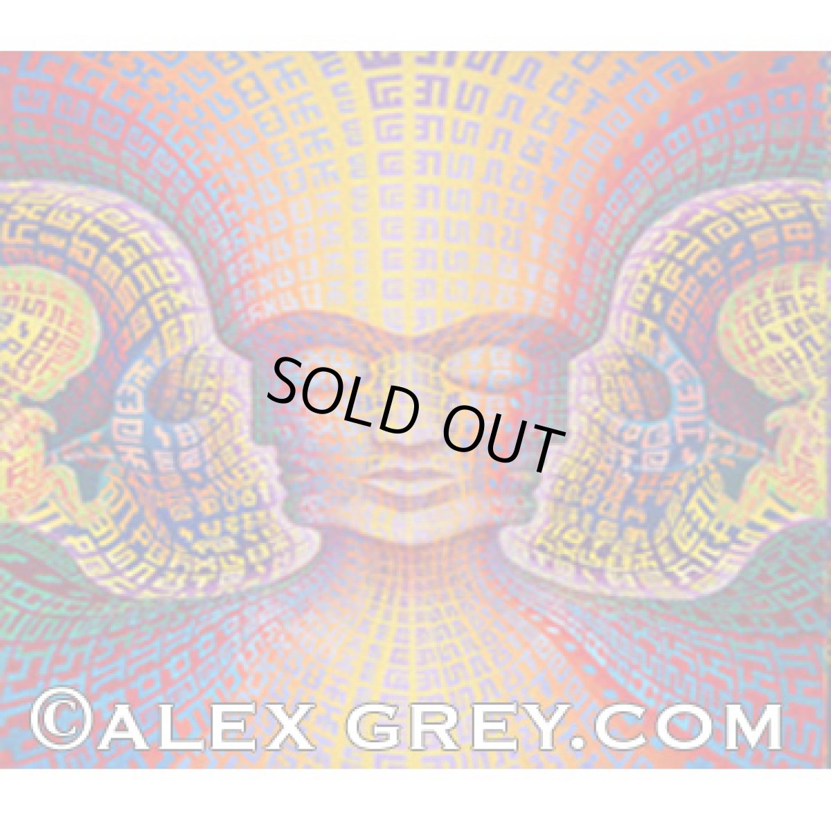 画像1: ALEX GREY ホログラムカード「Vajra Being - Song of Vajra Being - Secret Writing Being」 (1)