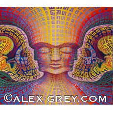 画像1: ALEX GREY ホログラムカード「Vajra Being - Song of Vajra Being - Secret Writing Being」 (1)