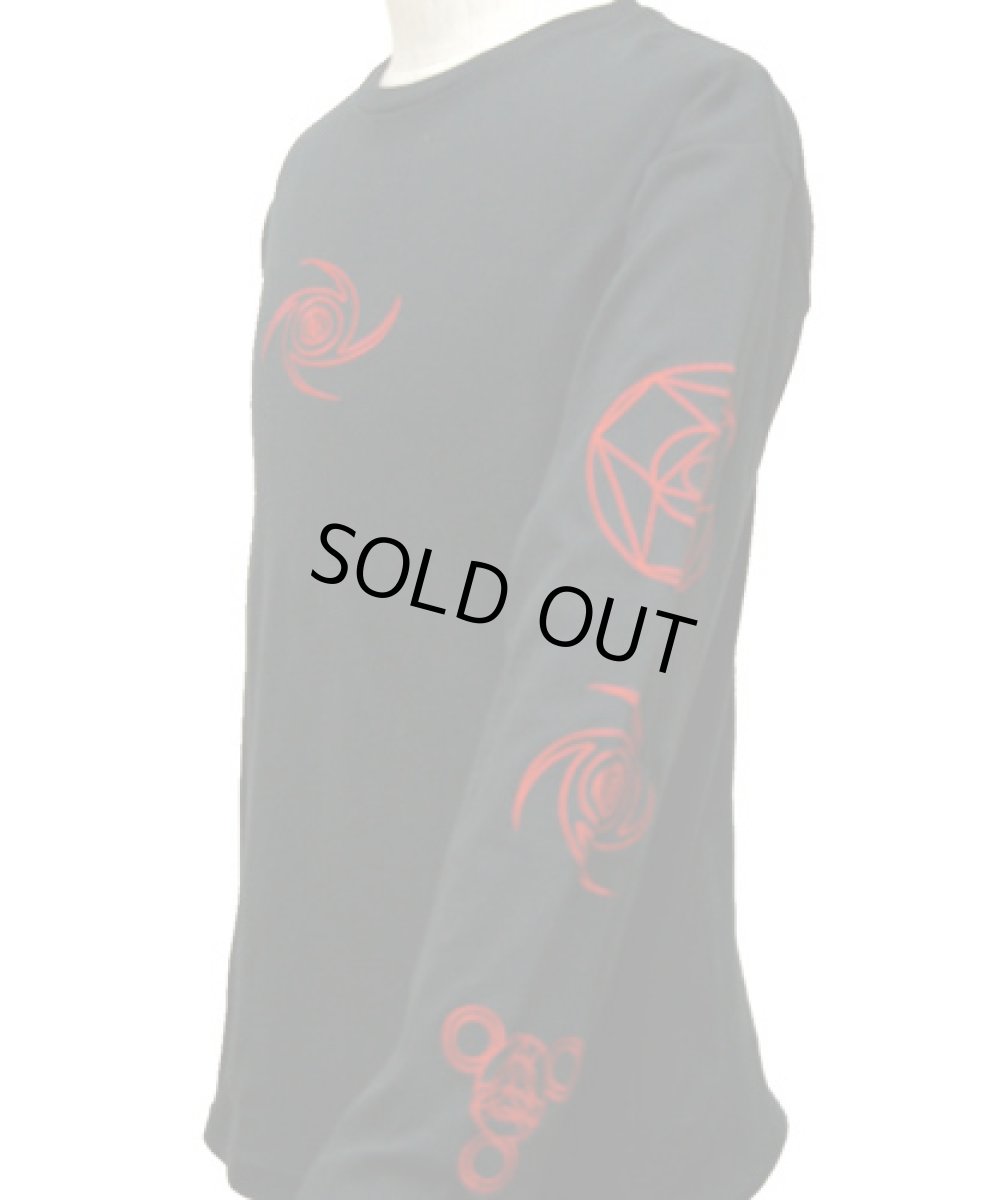 画像3: SPACE TRIBEメンズ・長袖カットソー「Red Galactic」 (3)