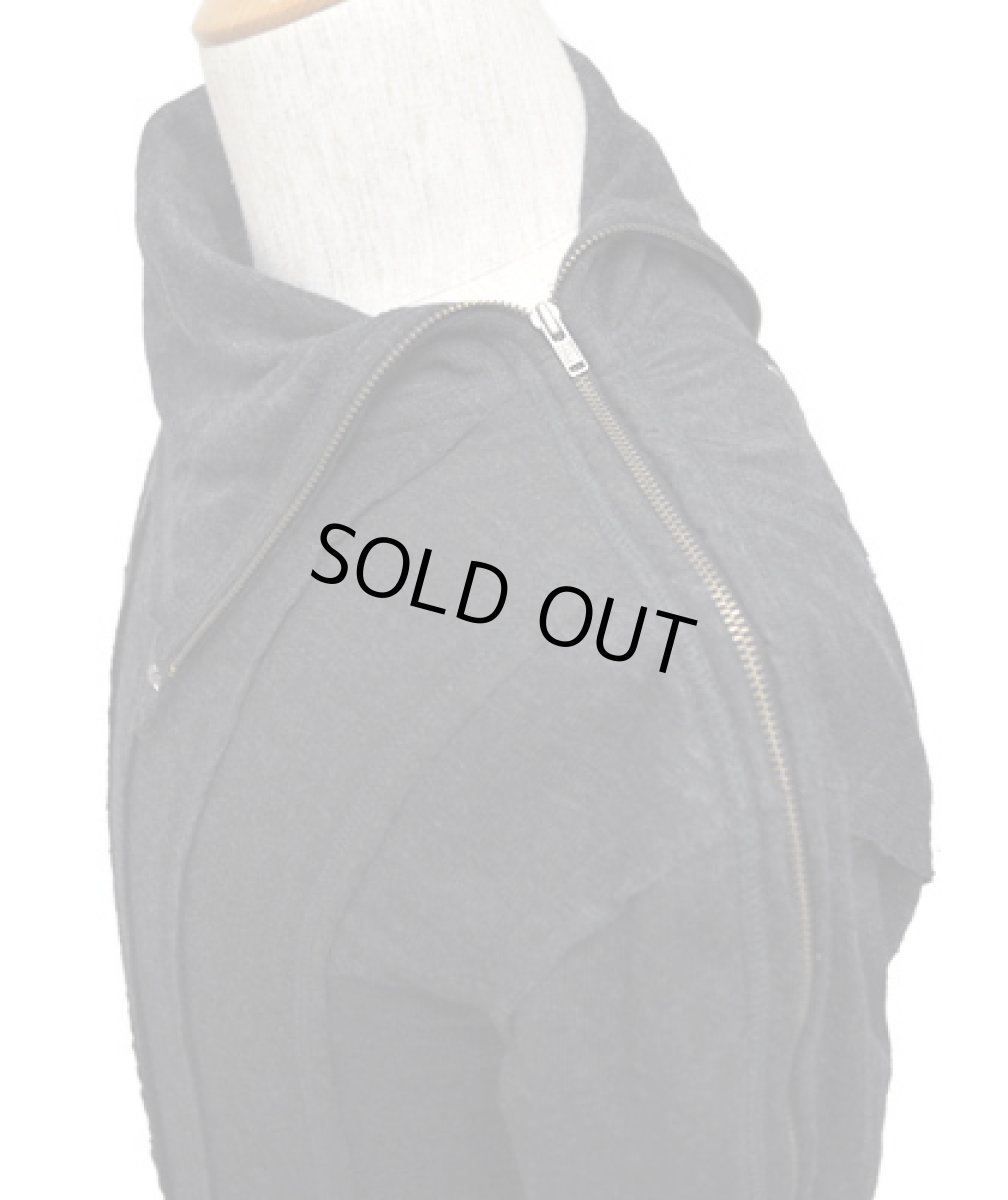 画像2: PSYLO メンズ・カットソー「Tilted Sweater / ブラック」 (2)