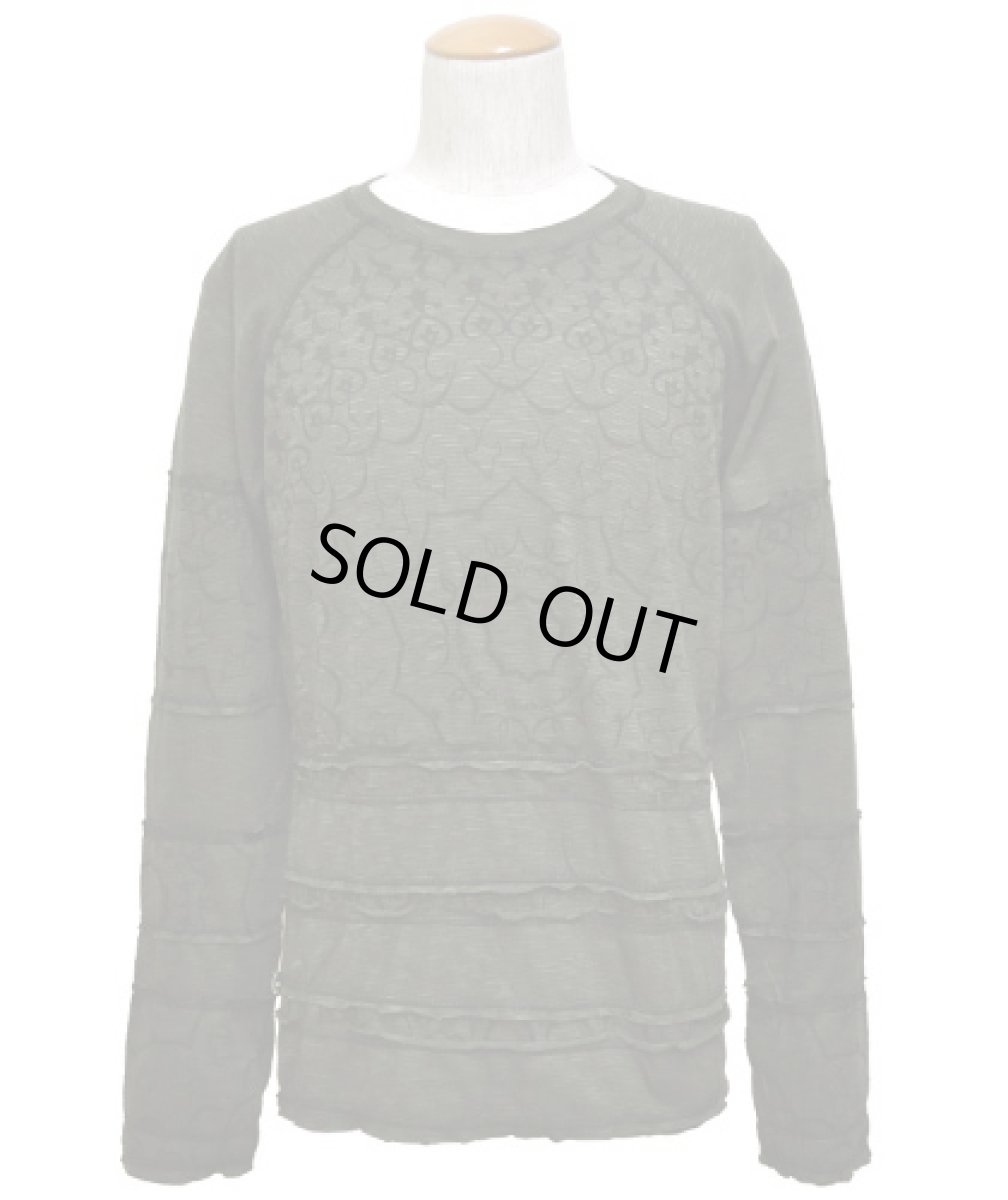 画像2: PSYLO メンズ・カットソー「Spicy Mandala / アーミーグリーン」 (2)