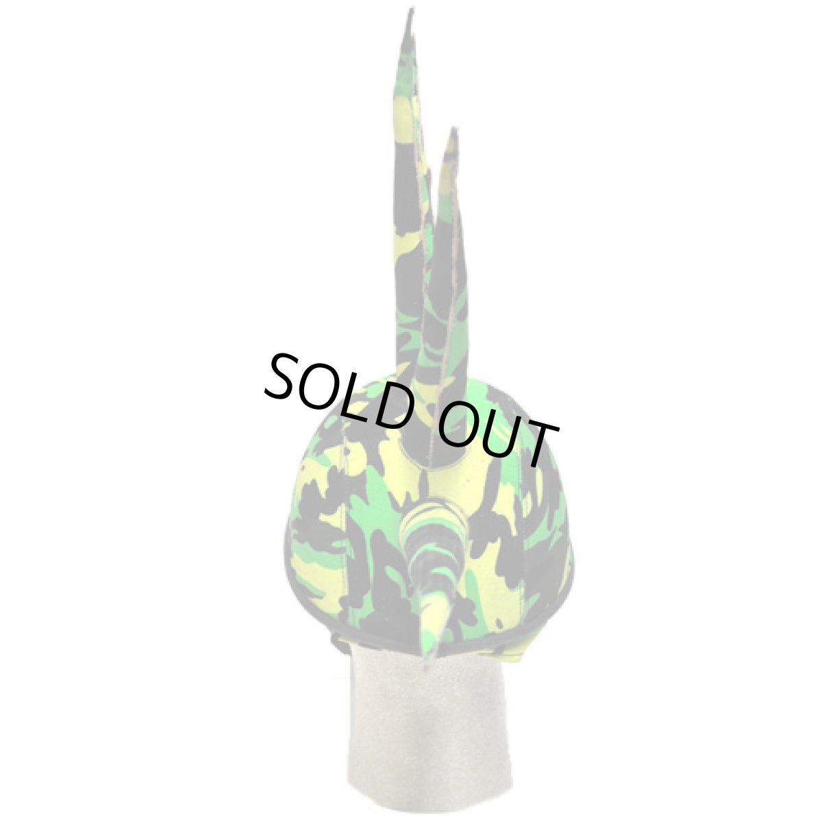 画像4: SPACE TRIBE スパイキー・ヘルメット/Green Camouflage (4)