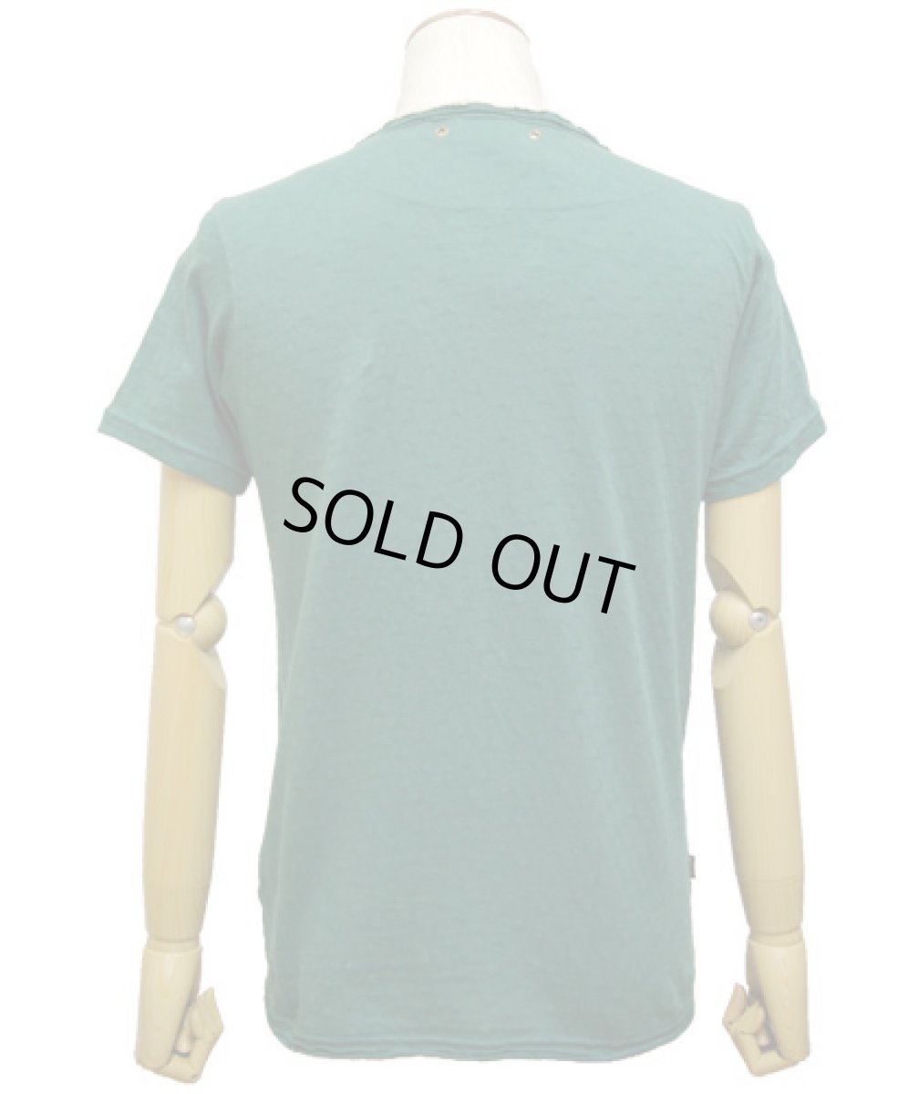 画像3: PSYLO メンズ・半袖カットソー「Pat Tee / グリーン」 (3)