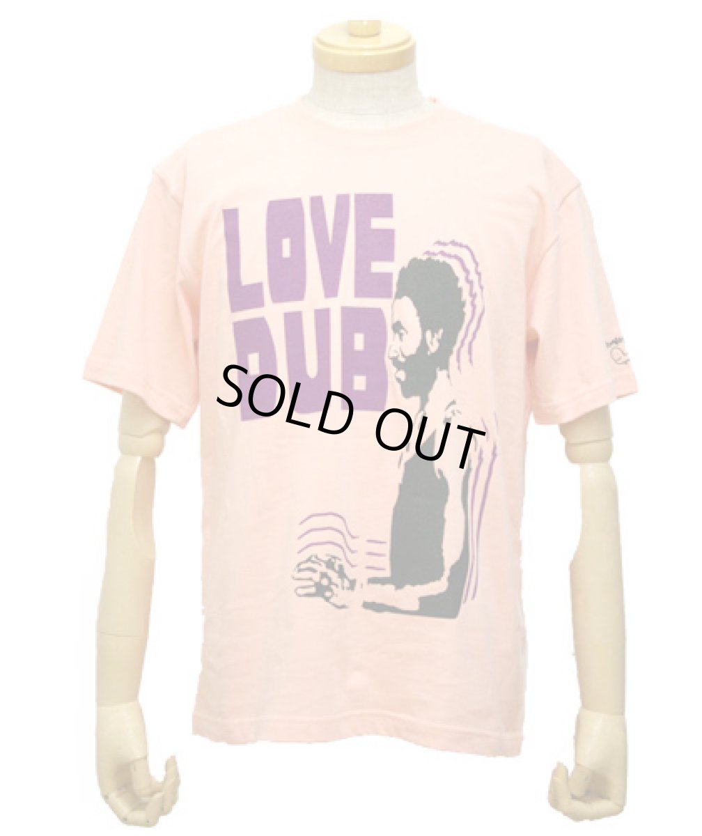 画像1: MANALIBREメンズTシャツ「LOVE DUB/アプリコット」 (1)