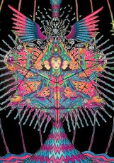 画像3: SPACE TRIBEバティック1m×2m「Garudatron」 (3)