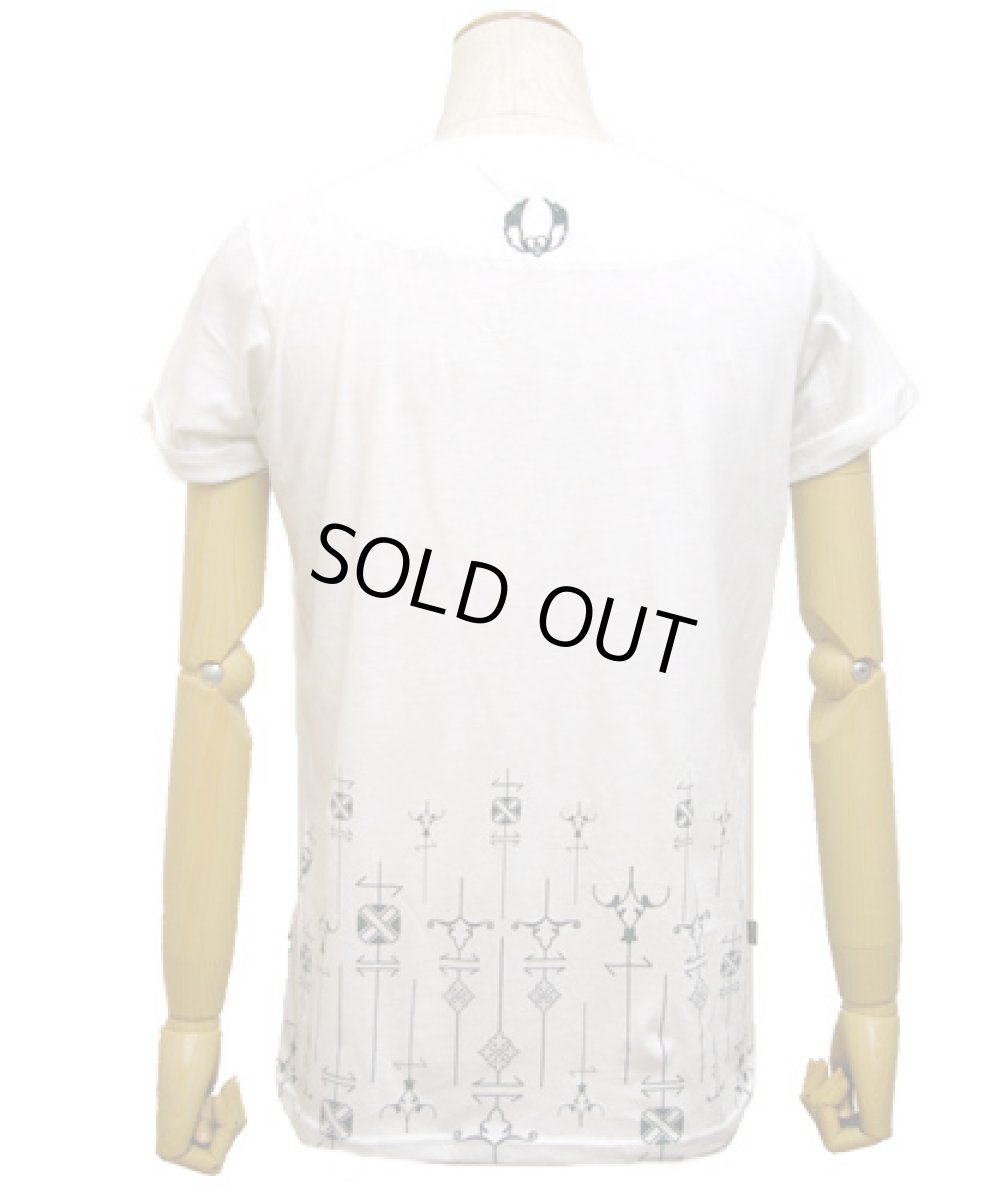 画像3: PSYLO メンズ・半袖カットソー「Namu Tee / ホワイト」 (3)