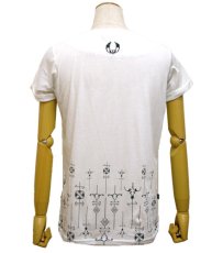 画像3: PSYLO メンズ・半袖カットソー「Namu Tee / ホワイト」 (3)