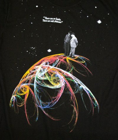 画像1: IMAGINARY FOUNDATIONメンズ半袖Tシャツ「No limits/ブラック」