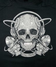 画像2: PLAZMAメンズTシャツ「NOISE PIRATES / ブラック」 (2)