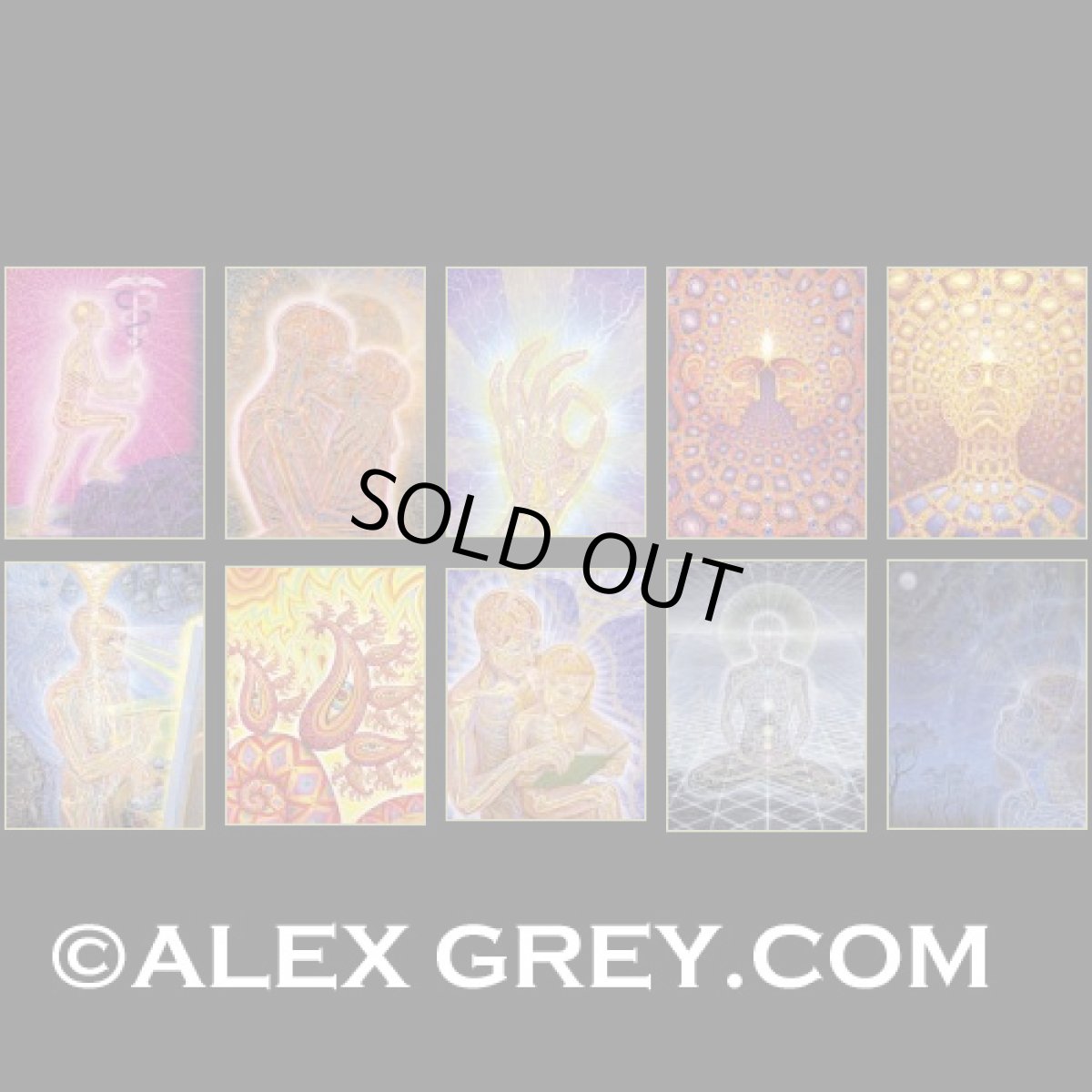 画像1: ALEX GREY ポストカード・10枚セットA (1)