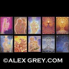 画像1: ALEX GREY ポストカード・10枚セットA (1)