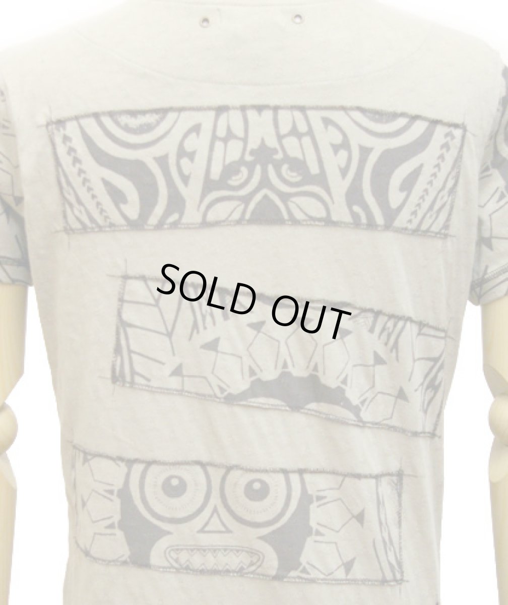 画像4: PSYLO メンズ・半袖カットソー「Hectic Tattoo / ボーン」 (4)