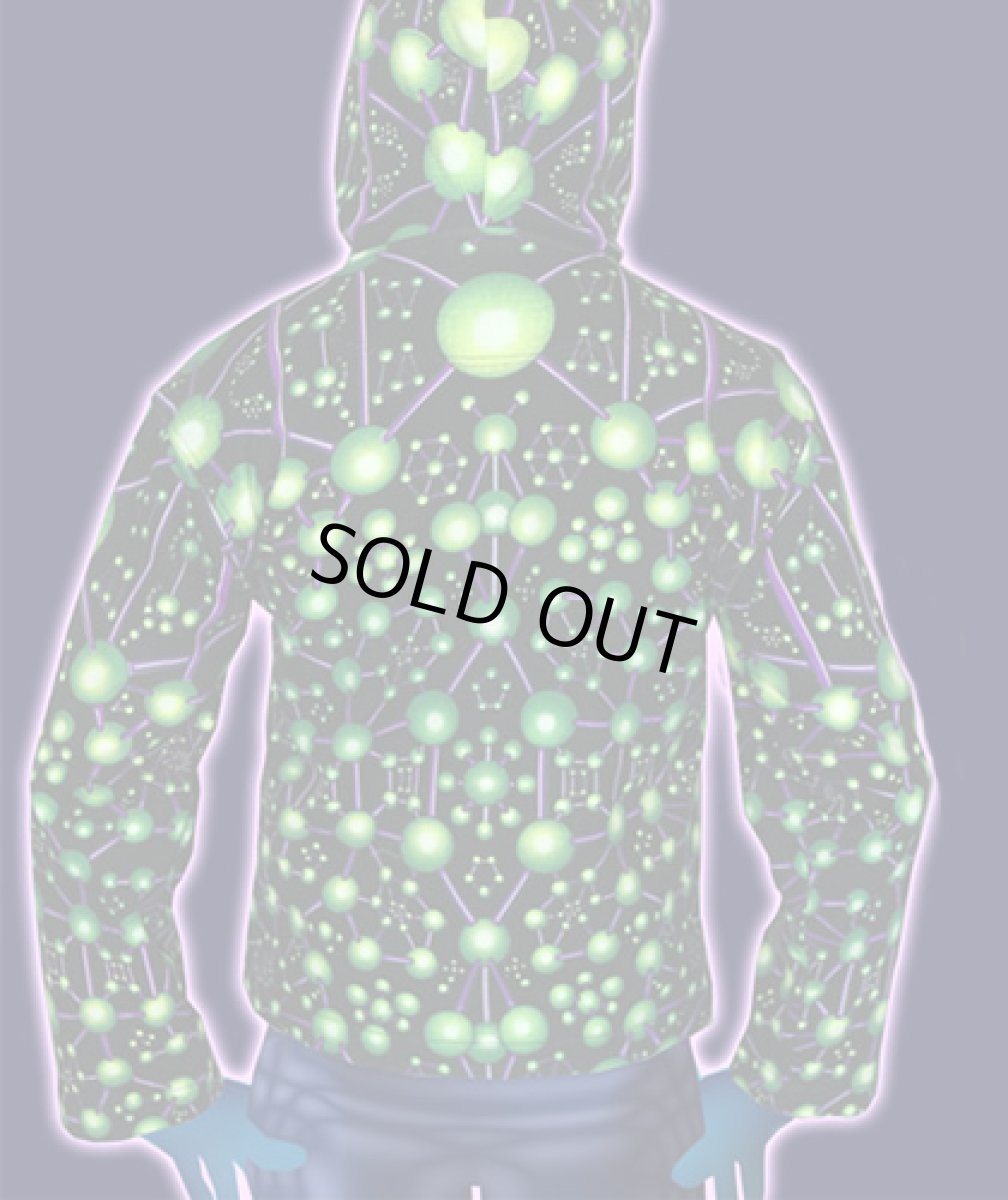 画像2: SPACE TRIBE ユニセックス・パーカー「Atomic Alien」 (2)