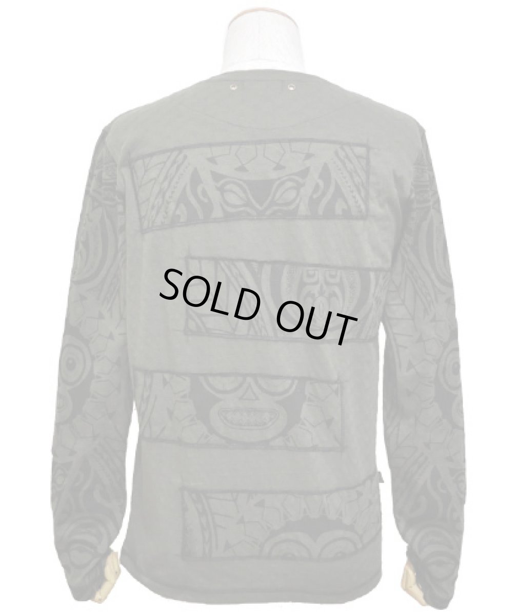 画像3: PSYLO メンズ・カットソー「Hectic Tattoo / アーミーグリーン」 (3)