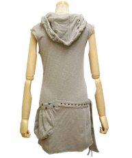 画像5: PSYLO レディース・ノースリーブ・ワンピース「Soba Sleeveless / ボーン」 (5)