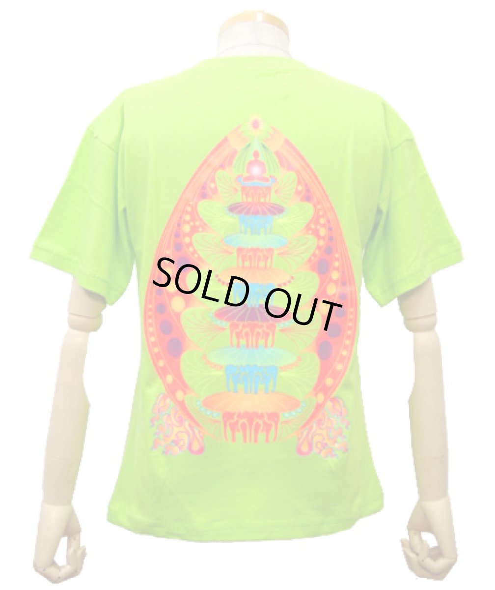 画像1: SHIVA GROUPメンズTシャツ013/ライム (1)