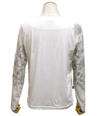 画像5: PSYLO メンズ・カットソー「Light Long Tee / ホワイト」 (5)