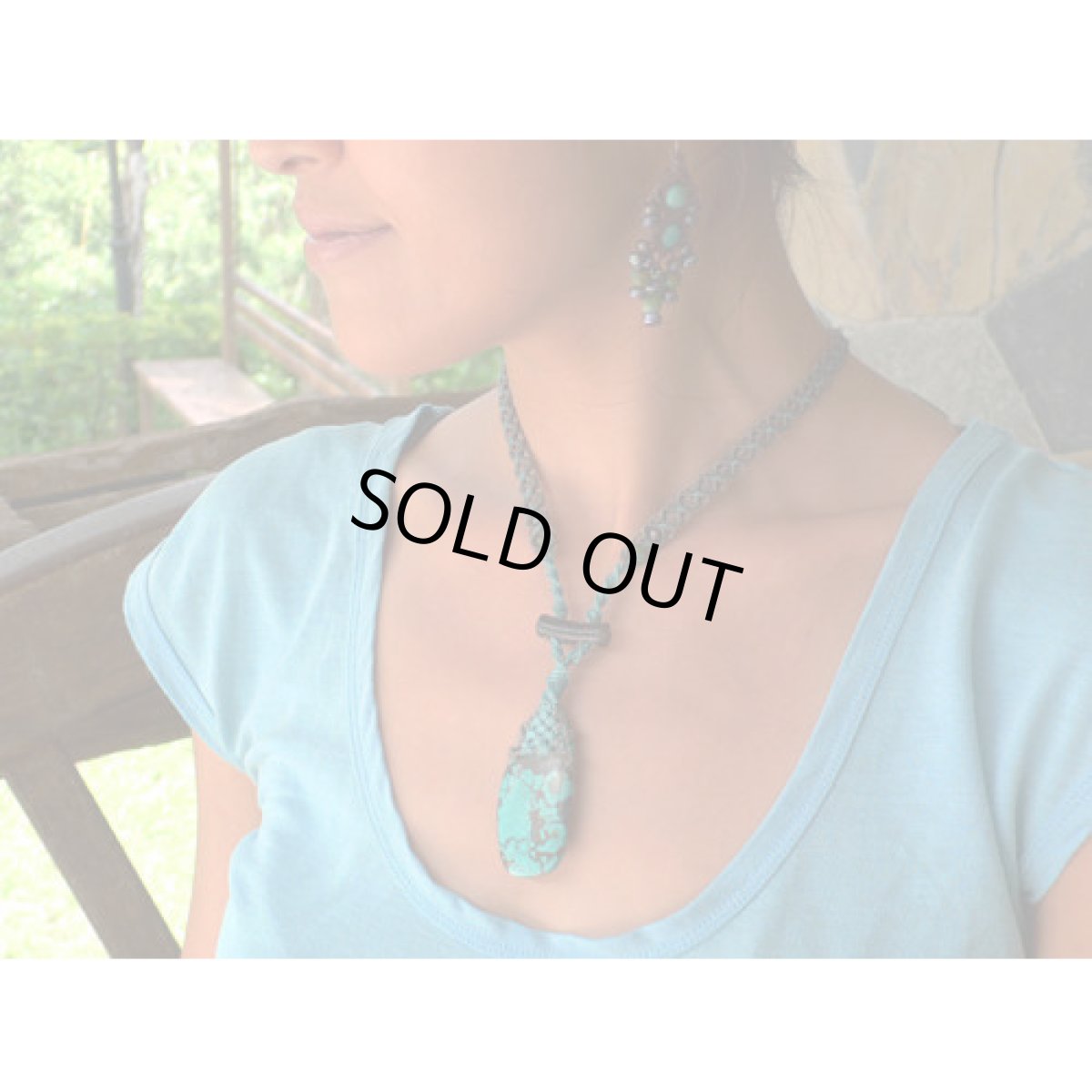 画像2: X-tribalネックレス「チベタンターコイズ」 (2)