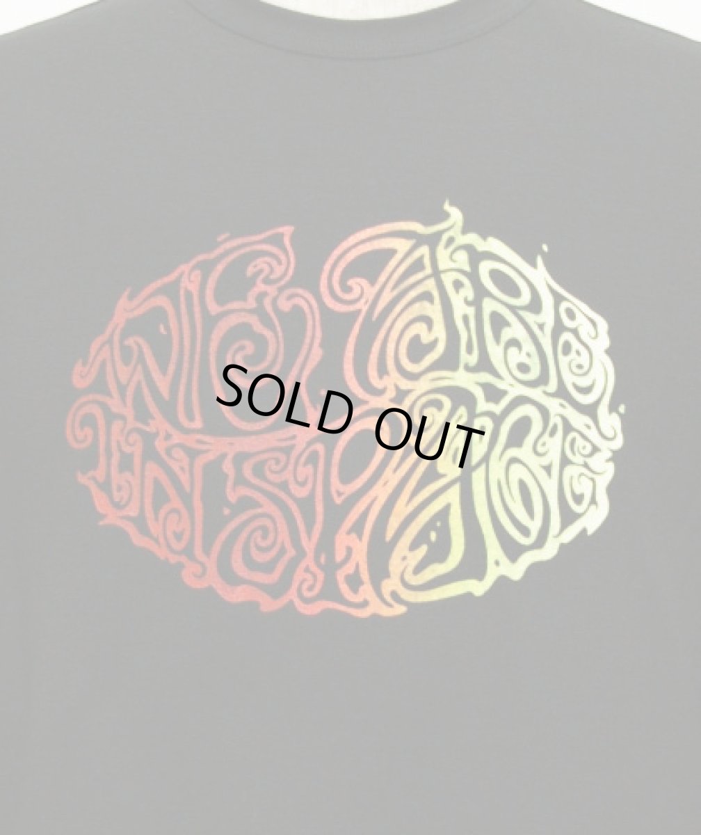 画像4: CHILL OUT PLANETメンズ長袖Tシャツ「Ganesha / ブラック×レッドグラデーション」 (4)