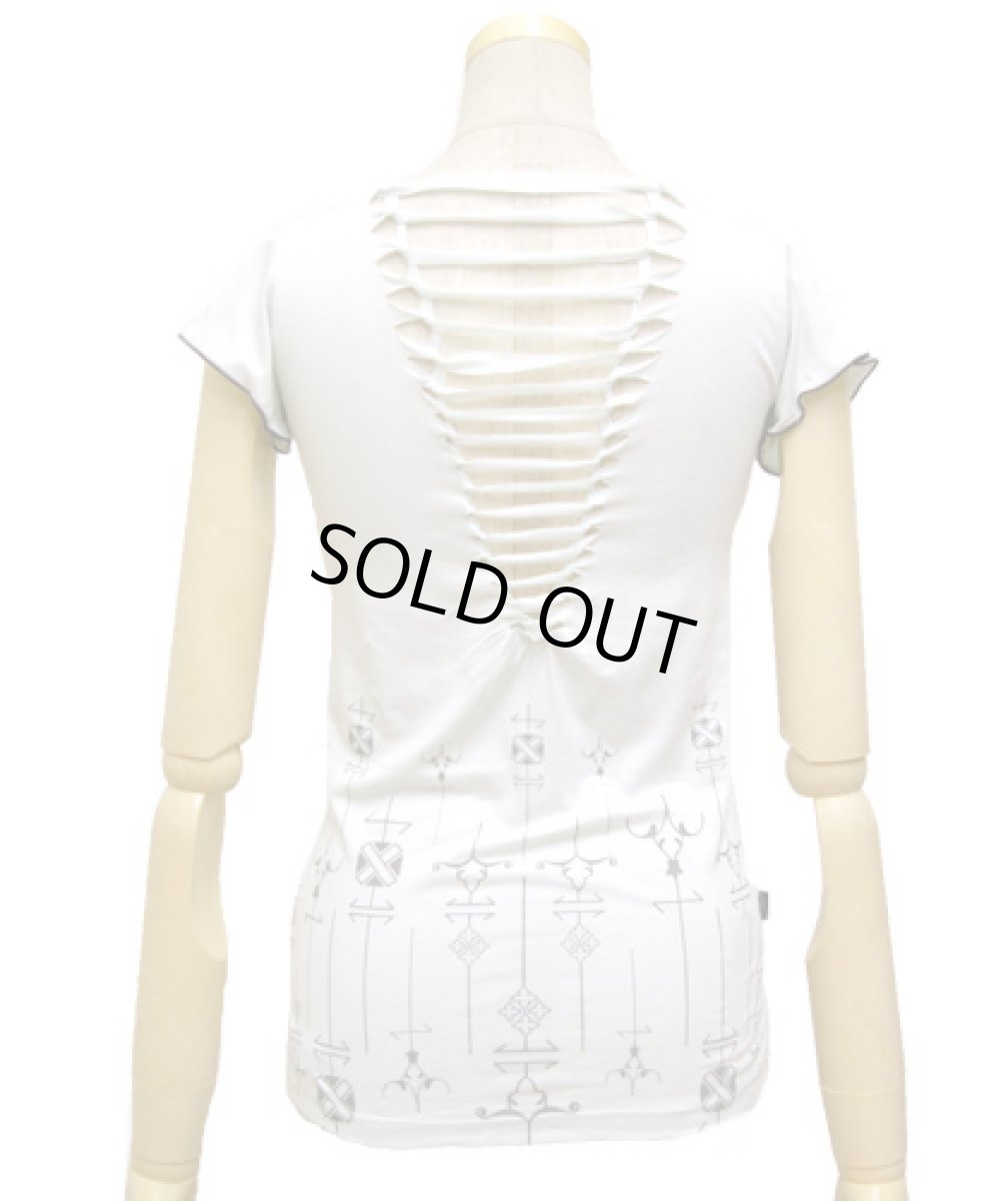 画像3: PSYLO レディース・半袖カットソー「Namu Braided Top / ホワイト」 (3)