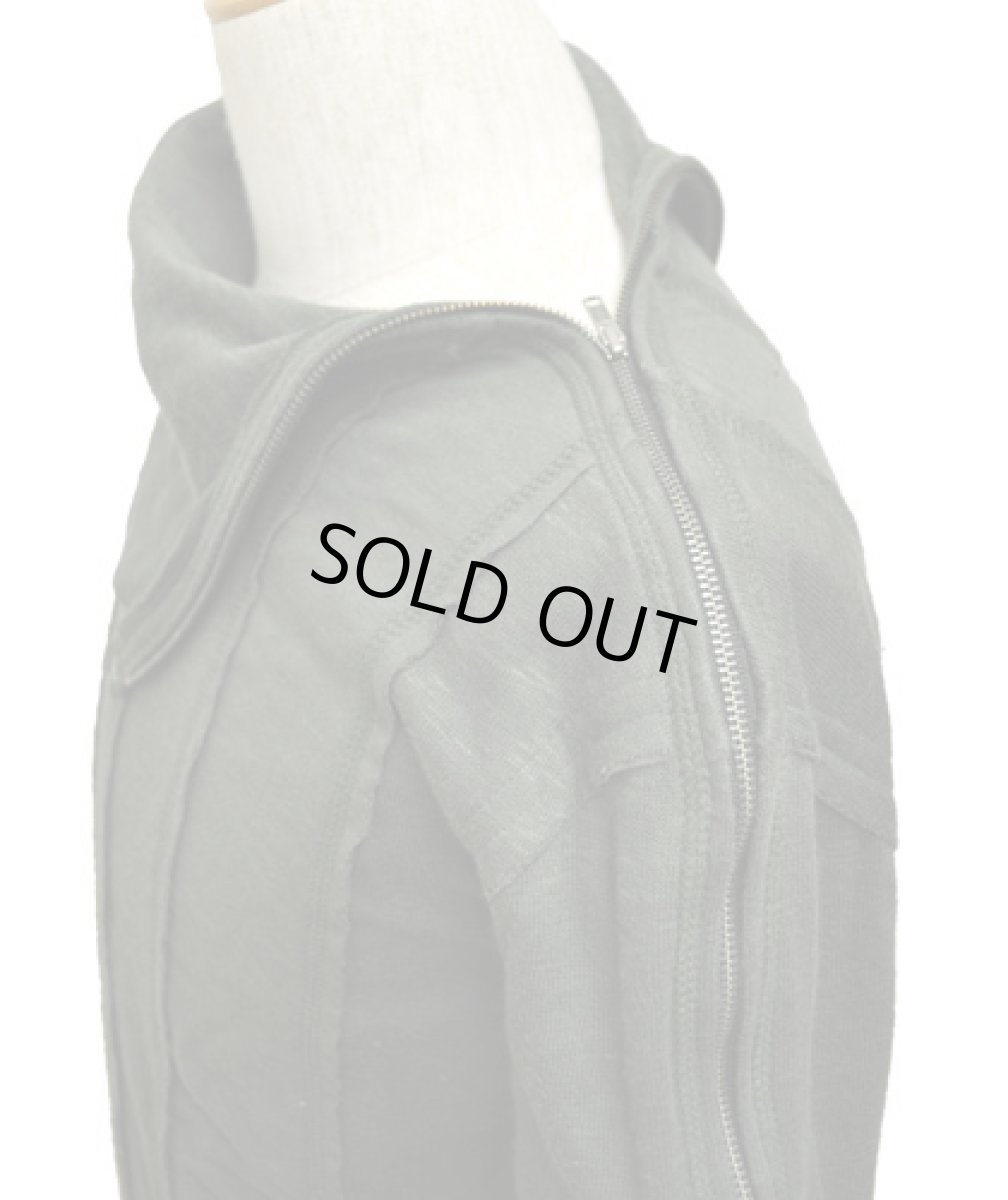 画像2: PSYLO メンズ・カットソー「Tilted Sweater / アーミーグリーン」 (2)