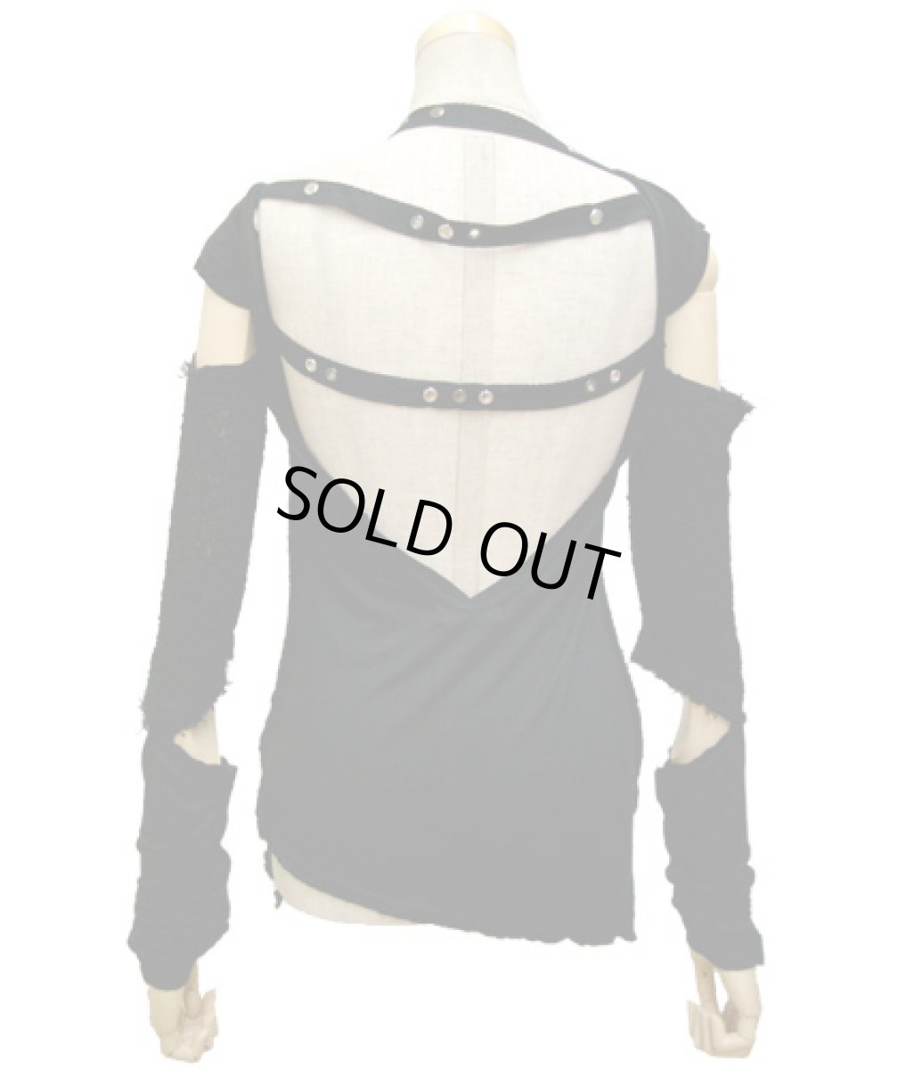 画像5: PSYLO レディース・カットソー「Gila Refab Top / ブラック」 (5)