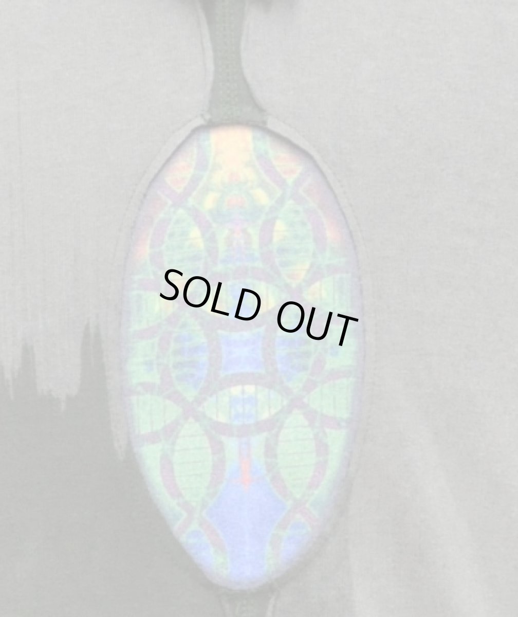 画像2: PUMAYANA メンズ・長袖カットソー/グレー×グリーンD (2)