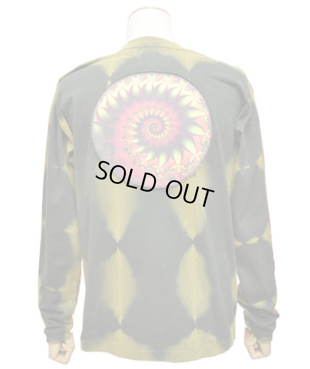 画像4: PUMAYANA メンズ・長袖カットソー「Yage / レッド×グリーン」 (4)