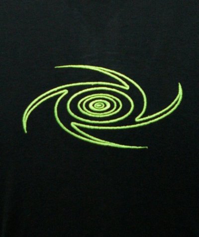 画像3: SPACE TRIBEメンズ・Tシャツ「Galactic・UV Lime」
