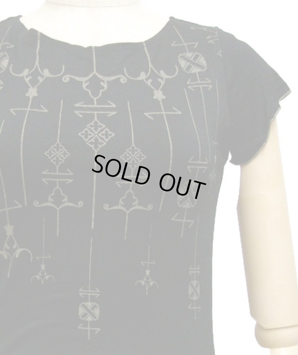 画像2: PSYLO レディース・半袖カットソー「Namu Braided Top / ブラック」 (2)