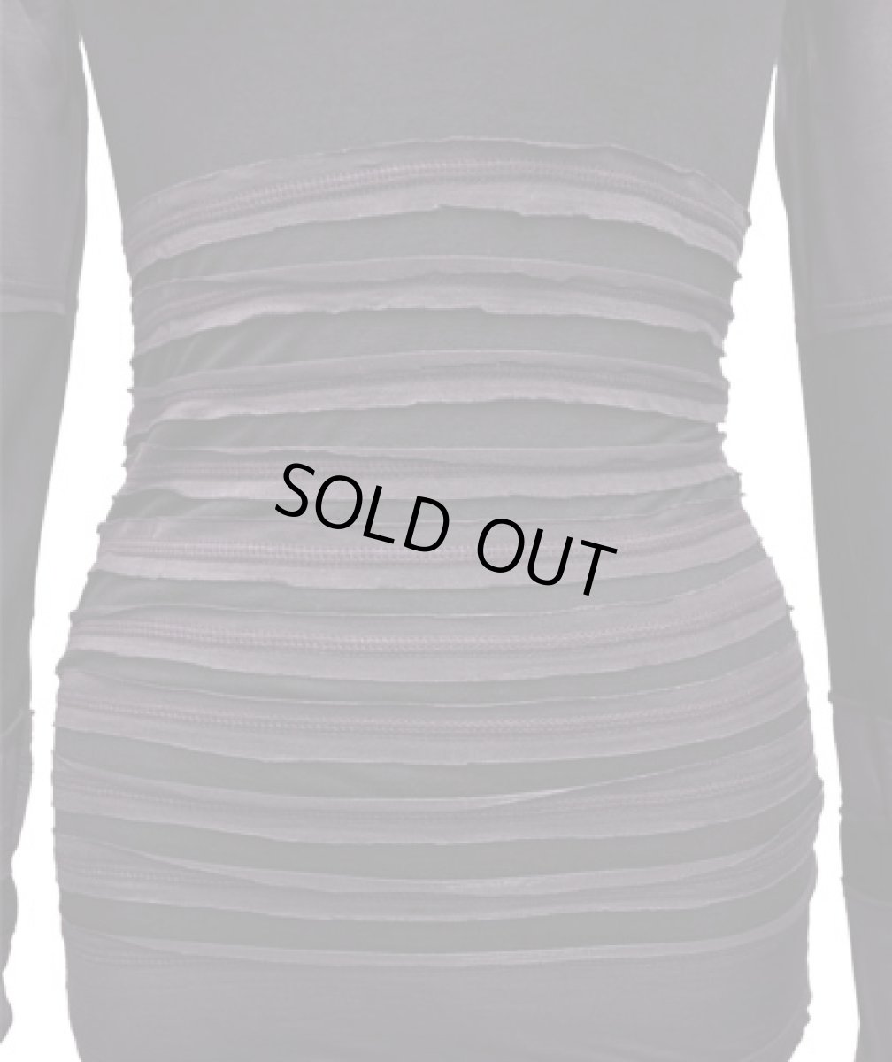 画像3: PSYLO レディース・カットソー「Wifi Braided Top / ブラック×パープル」 (3)