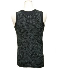 画像3: PSYLO メンズ・タンクトップ「Feathers Singlet / ブラック」 (3)