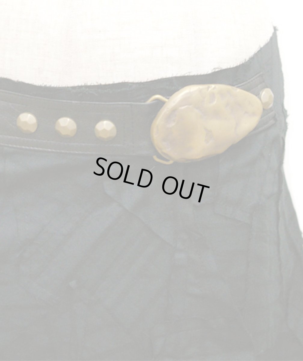 画像4: PSYLO スカート「Pecoa Mini Skirt / ブラック」 (4)