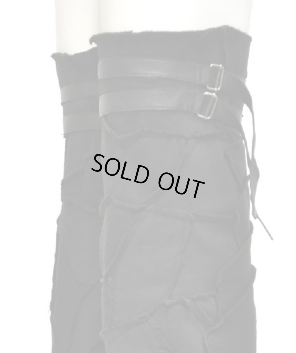 画像3: PSYLO レディース・レッグウォーマー「Pecoa Rmx / ブラック」 (3)