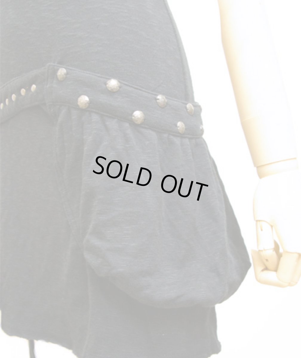 画像3: PSYLO レディース・ノースリーブ・ワンピース「Soba Sleeveless / ブラック」 (3)