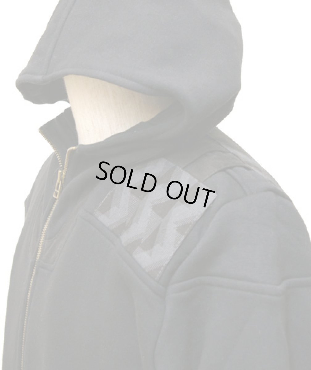 画像2: PLAZMAメンズ・ジャケット「Drill Footer / ブラック」 (2)