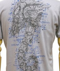 画像4: PLAZMAメンズTシャツ「SEA HORSE / ライトグレー」 (4)