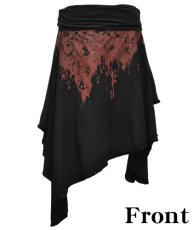 画像1: PSYLO スカート「Gaudi / ブラック」 (1)