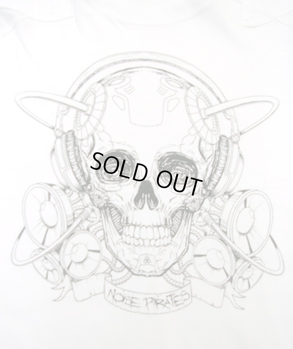 画像2: PLAZMAメンズTシャツ「NOISE PIRATES / ホワイト」 (2)